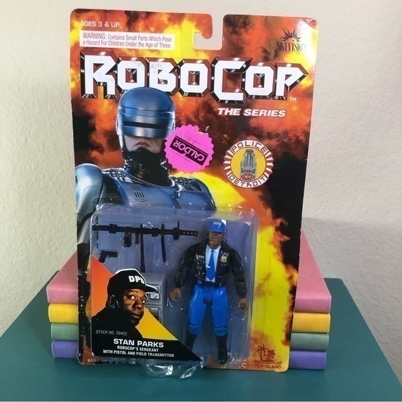 RoboCop The Series Stan Parks Action Figure Toy Pistol Field Transmitter Vintage - Picture 1 of 6